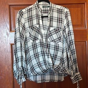 Lauren Ralph Lauren wrap flannel